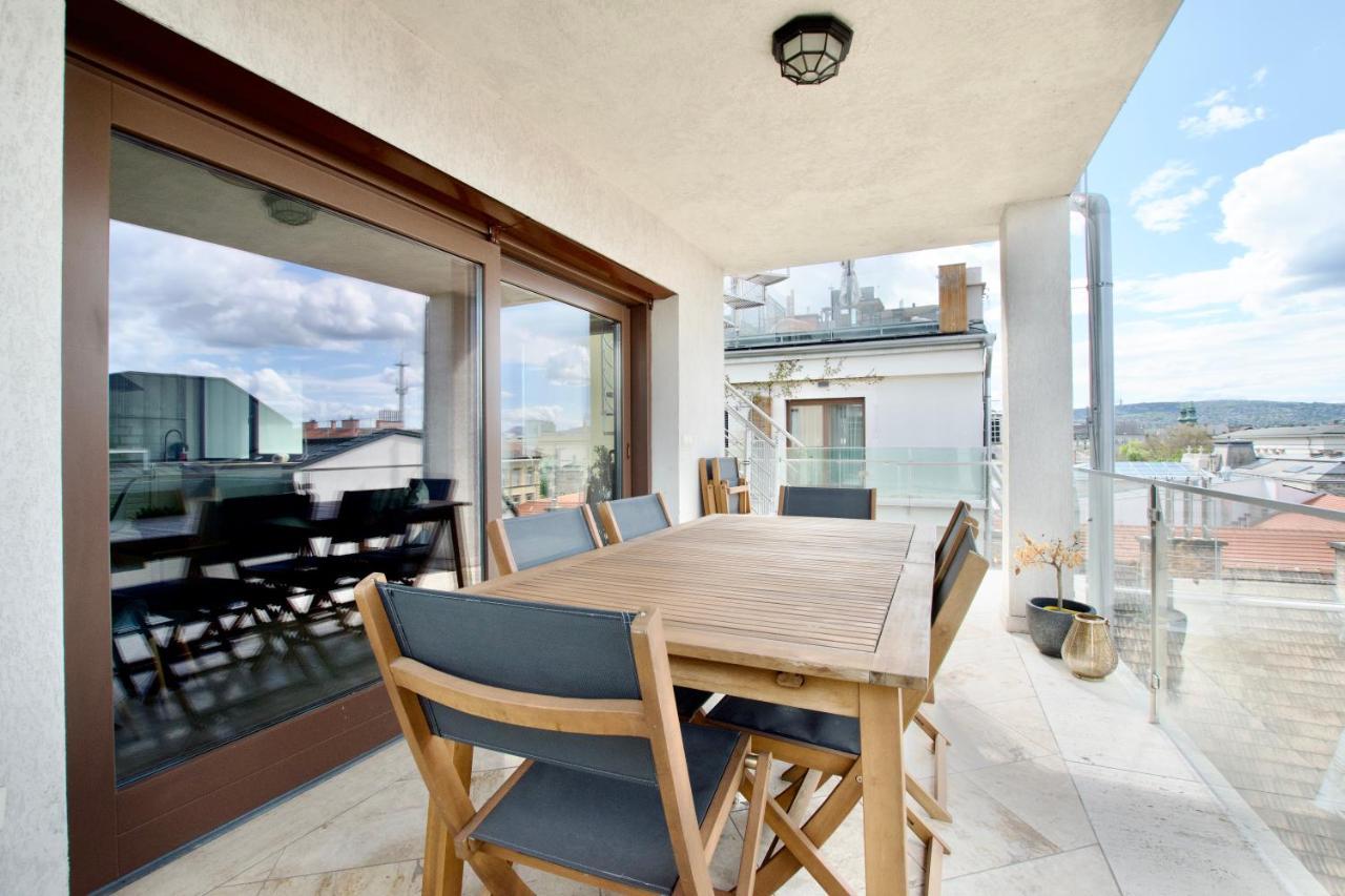 Penthouse Apartment By Hi5 -At The Top Of Budapest Eksteriør bilde